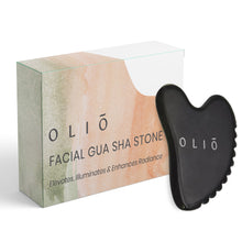 Load image into Gallery viewer, Gua Sha Stone - Black Obsidian - Wellness and Health Online Shop South Africa - The Oliō Store