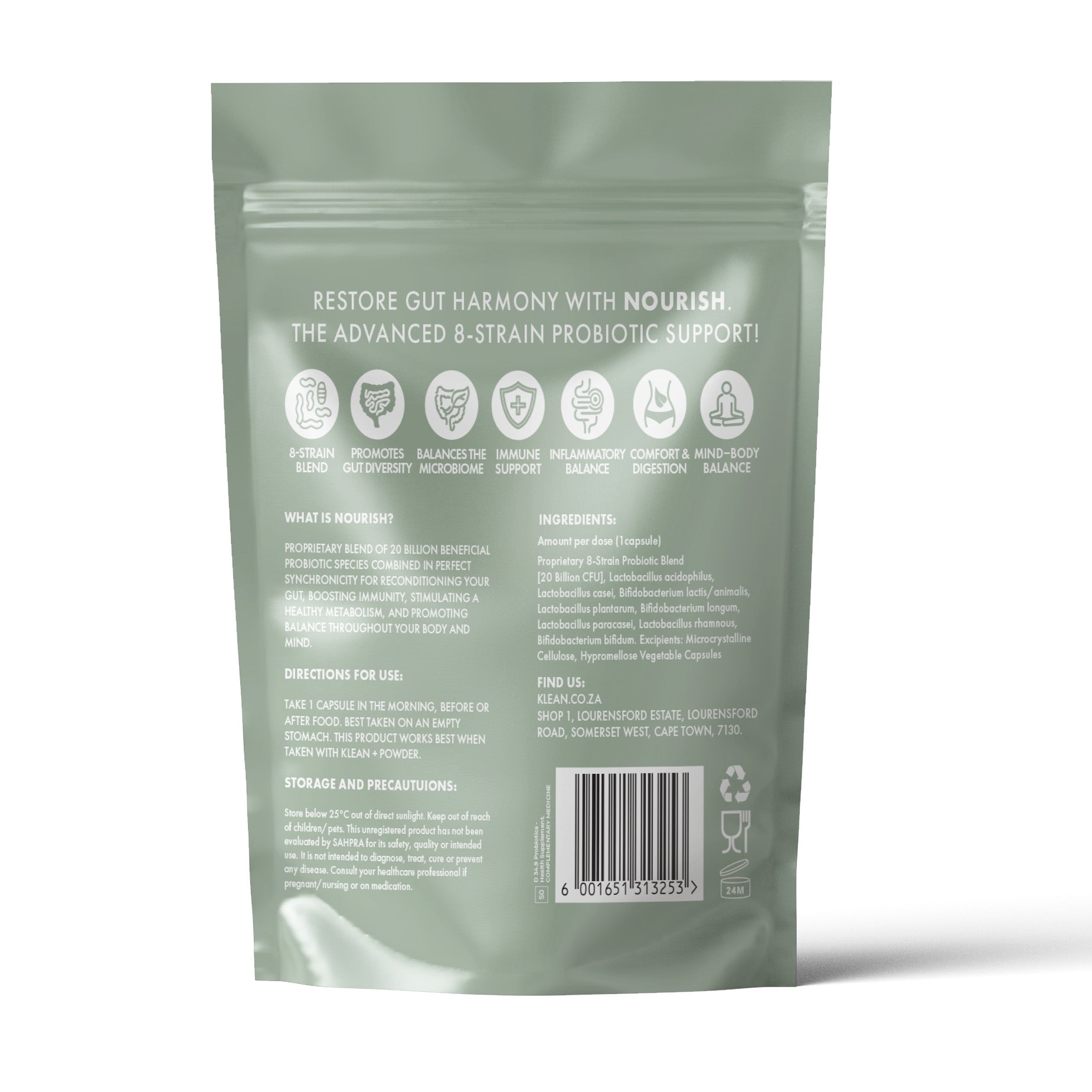 Nourish Capsules Refill - Wellness and Health Online Shop South Africa - The Oliō Store