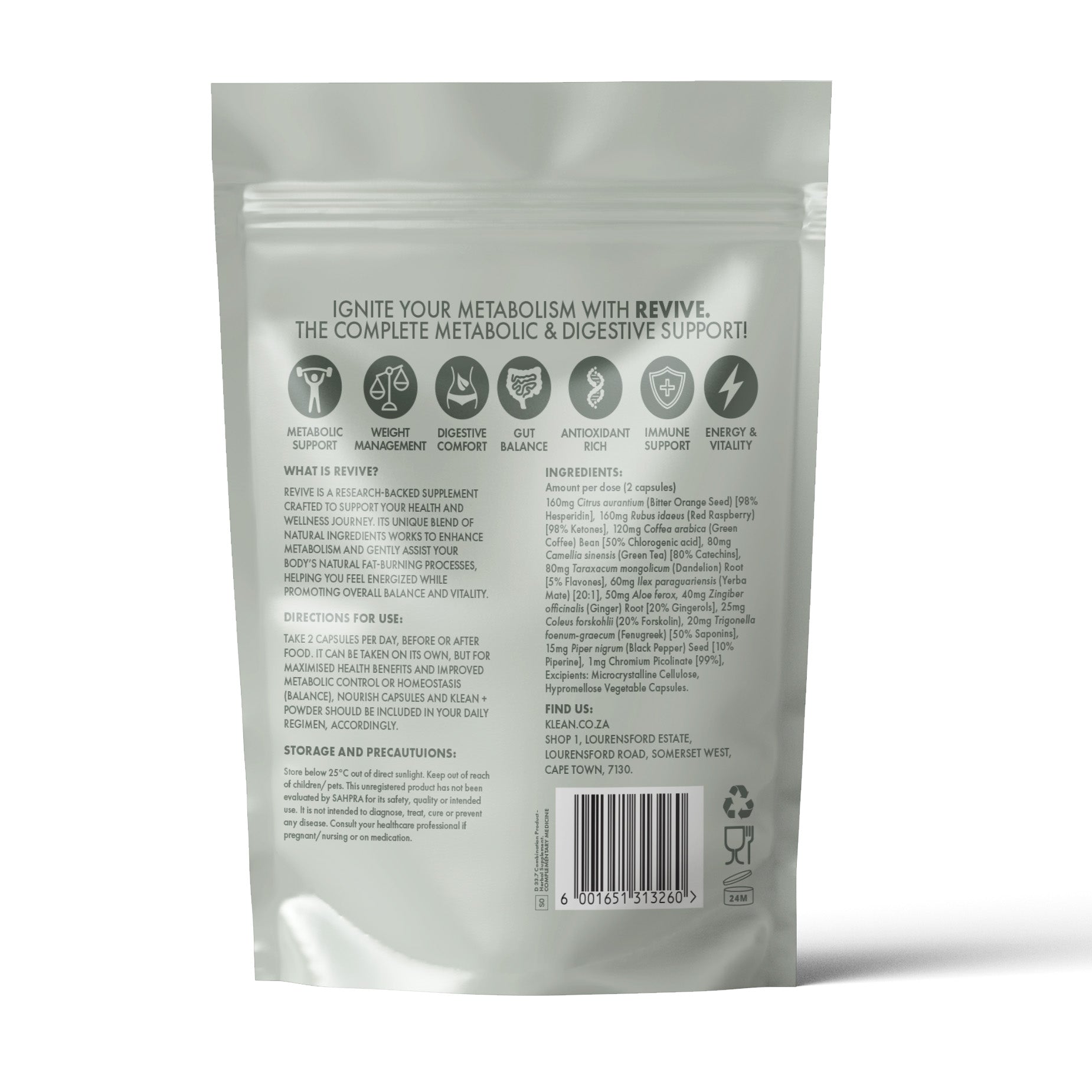 Revive Capsules Refill - Wellness and Health Online Shop South Africa - The Oliō Store