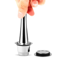Load image into Gallery viewer, Stainless Steel Nespresso Capsule Kit With Tamper - The Oliō Store
